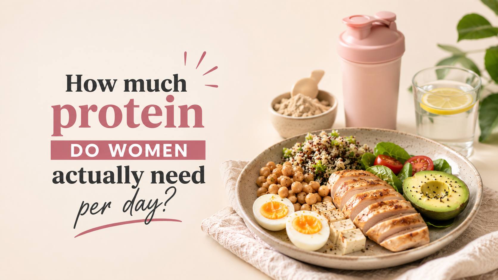 how much protein women need in a day