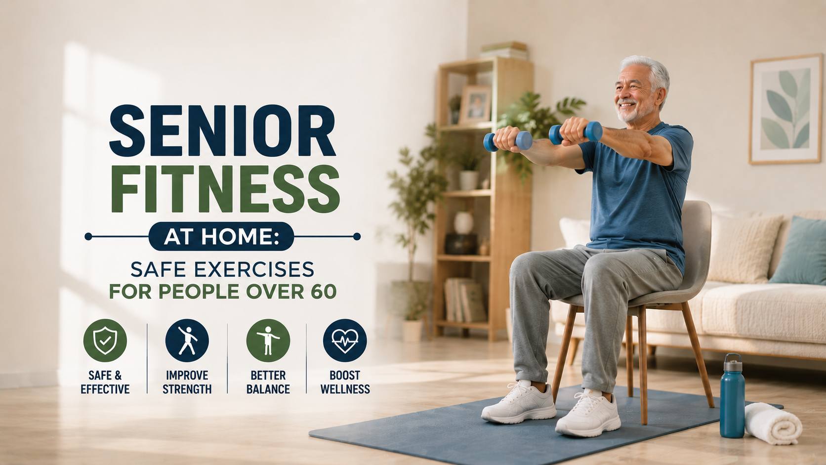 Senior Fitness at Home: Safe Exercises for People Over 60